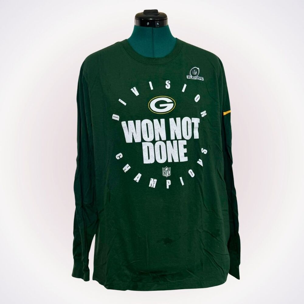 Nike “Won Not Done” Packers Tee | Sz L